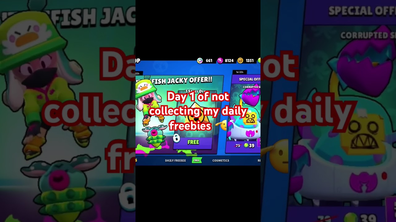 Day 1 of no daily freebies 🫡🤫🧏&zwj;♂️ #viral #fyp #brawlstars