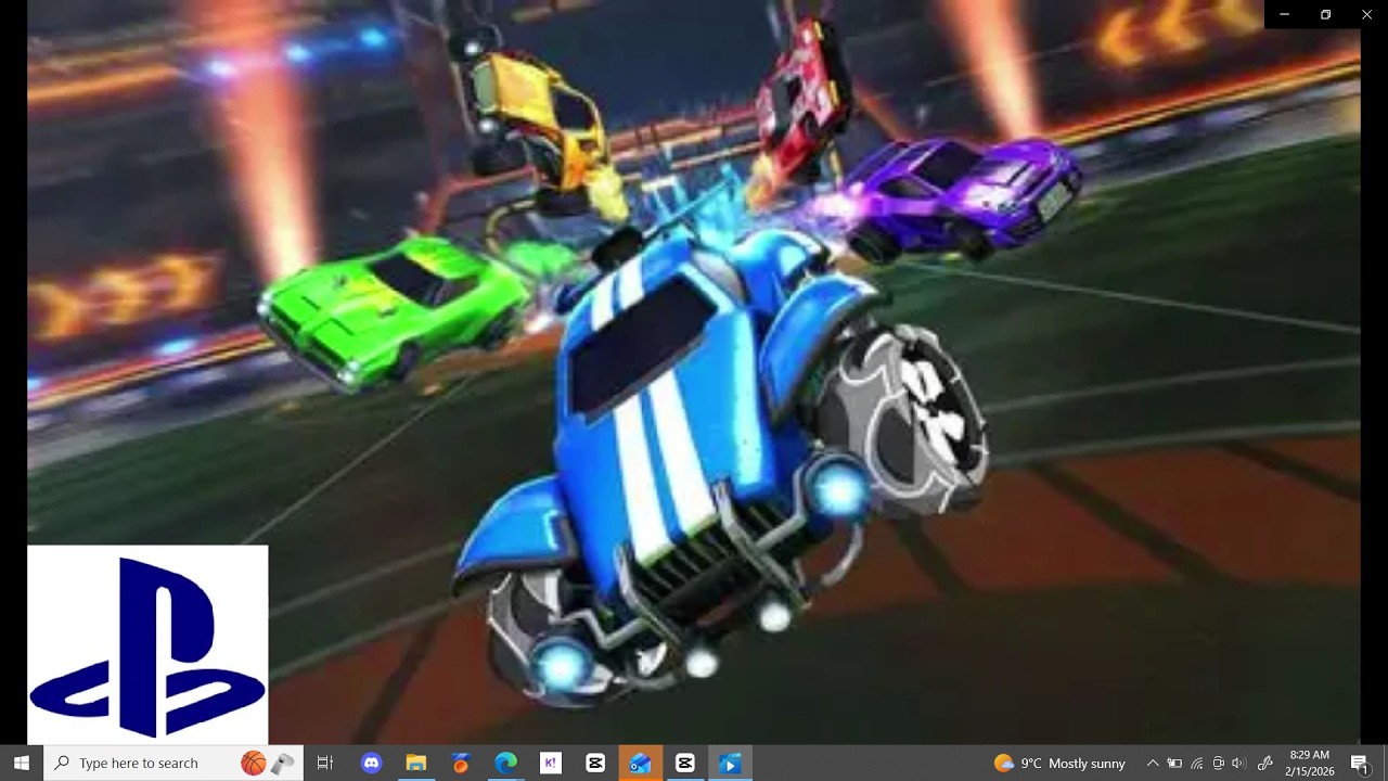 Rocket leauge training and gameplay in PS4