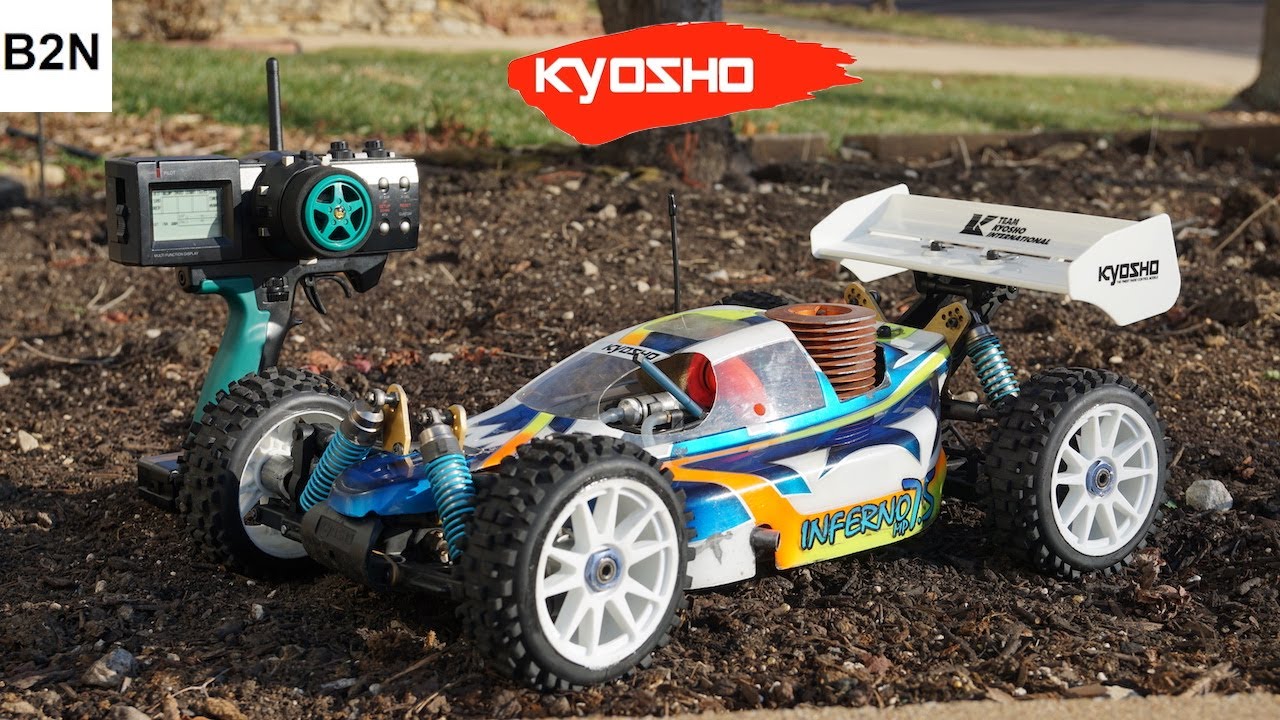 VINTAGE Kyosho Inferno MP 7.5 | Driving & Detailed Look