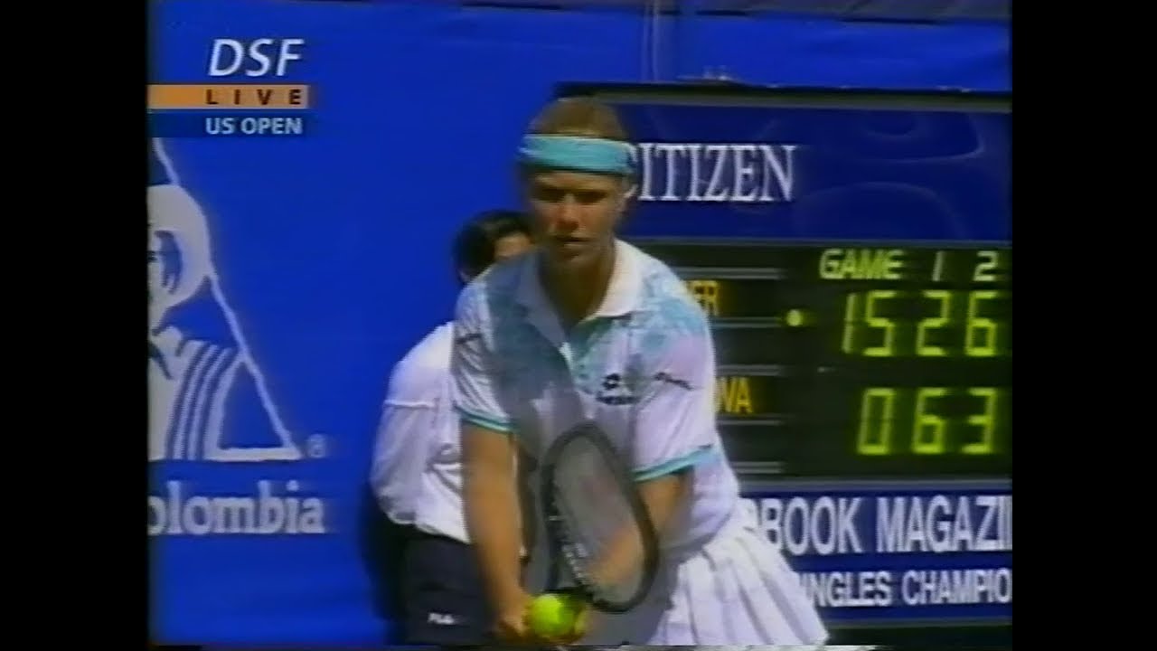 Anke Huber vs Elena Makarova US Open 1995 (partly)