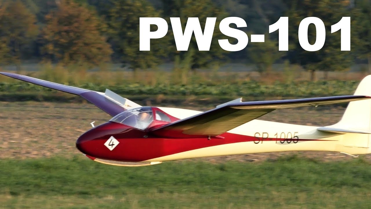 PWS-101, giant scale RC glider, 2018