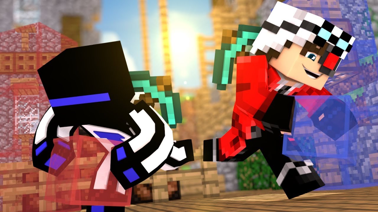 ГДЕ ЖЕ ТЕРОСЕР СПРЯТАЛ СВОИ БЛОКИ? У КОГО ДЛИННЕЕ СТОЛБ?! Minecraft