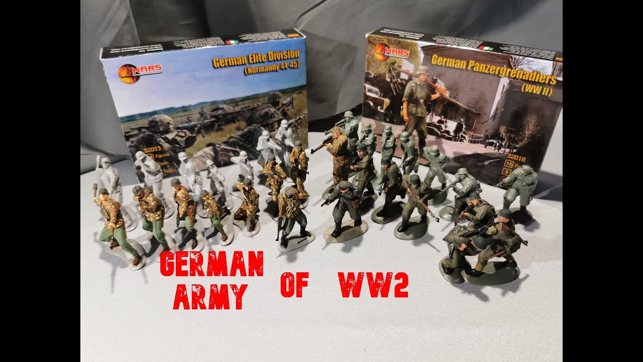 1 32 scale German army of World War 2 | Toy soldiers review