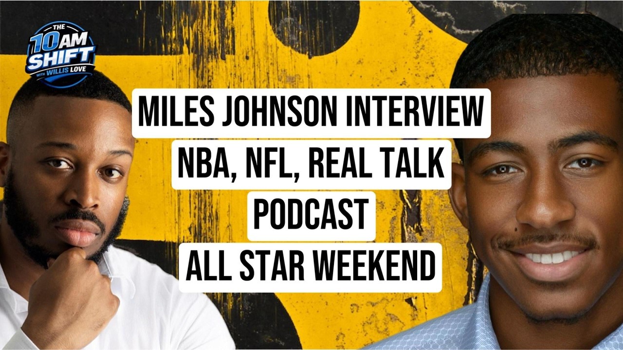 From Analyst to Podcaster 🎙️ | Miles Johnson’s Journey + NBA & NFL Talk | The 10AM Shift