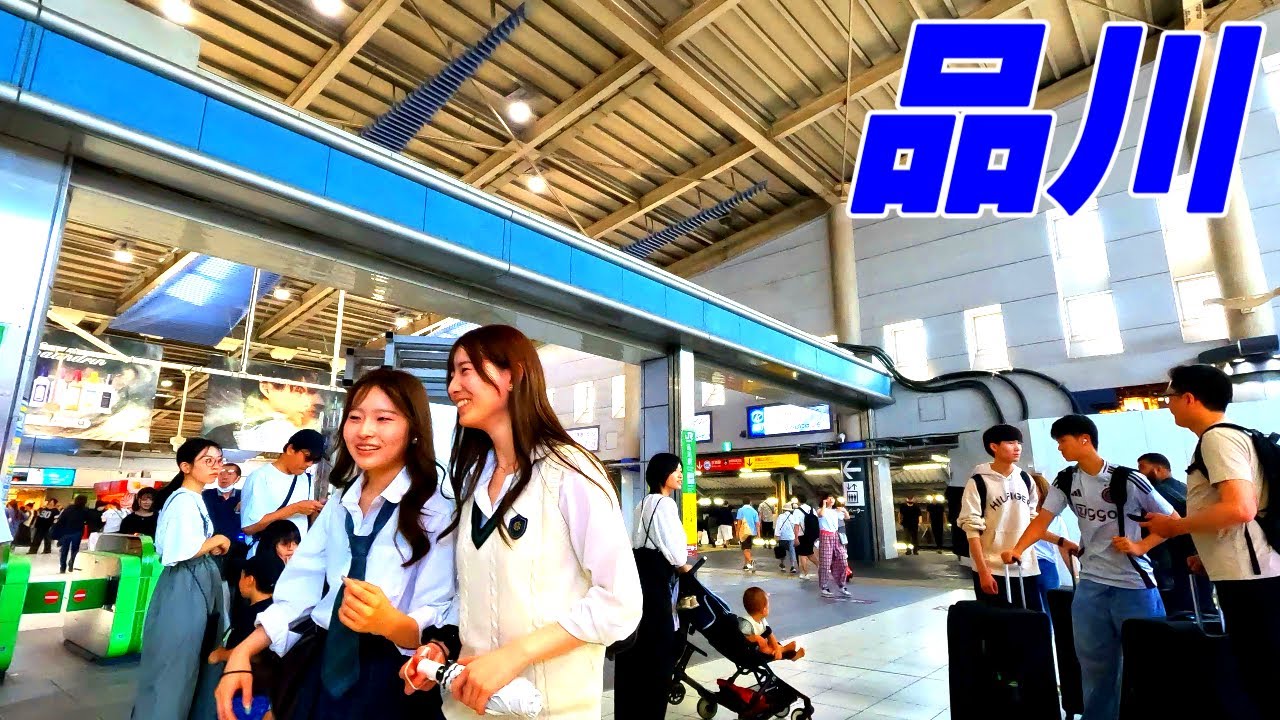 【4K60】品川駅周辺を散策！東京都港区(Japan Walking around Shinagawa Station)