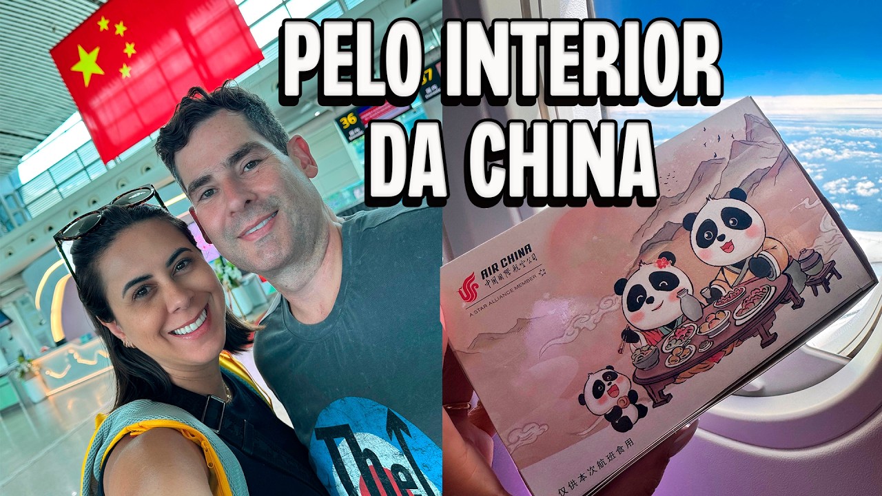 Voando Para o Interior da China | Como &eacute; a Comida do Avi&atilde;o?