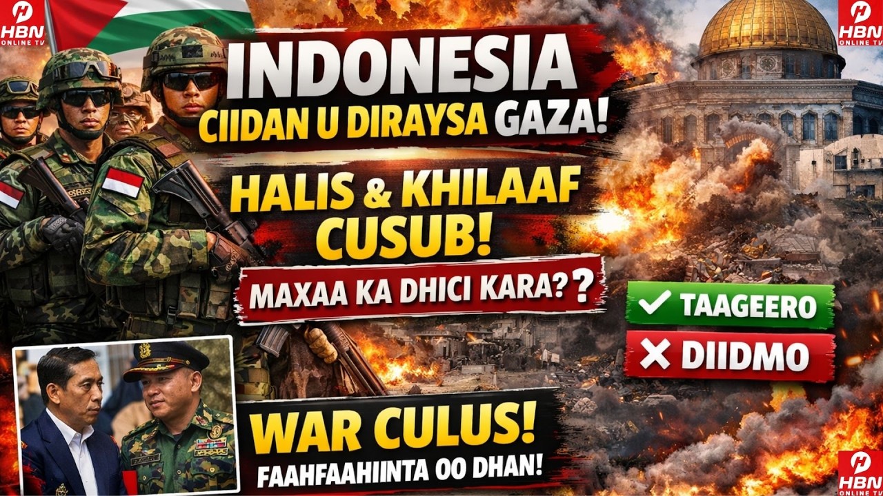 MAXAY TAHAY DIGNIINTA LAGA BIXIYAY IN INDONESIA CIIDAMO U DIRTO MARINKA QAZA? XOG CUSUB