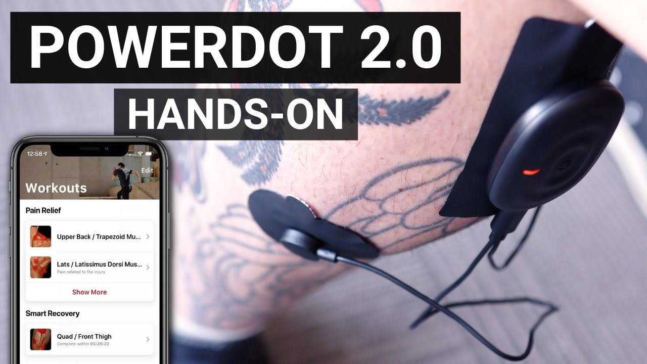 Hands-on with the PowerDot 2.0 by Therabody