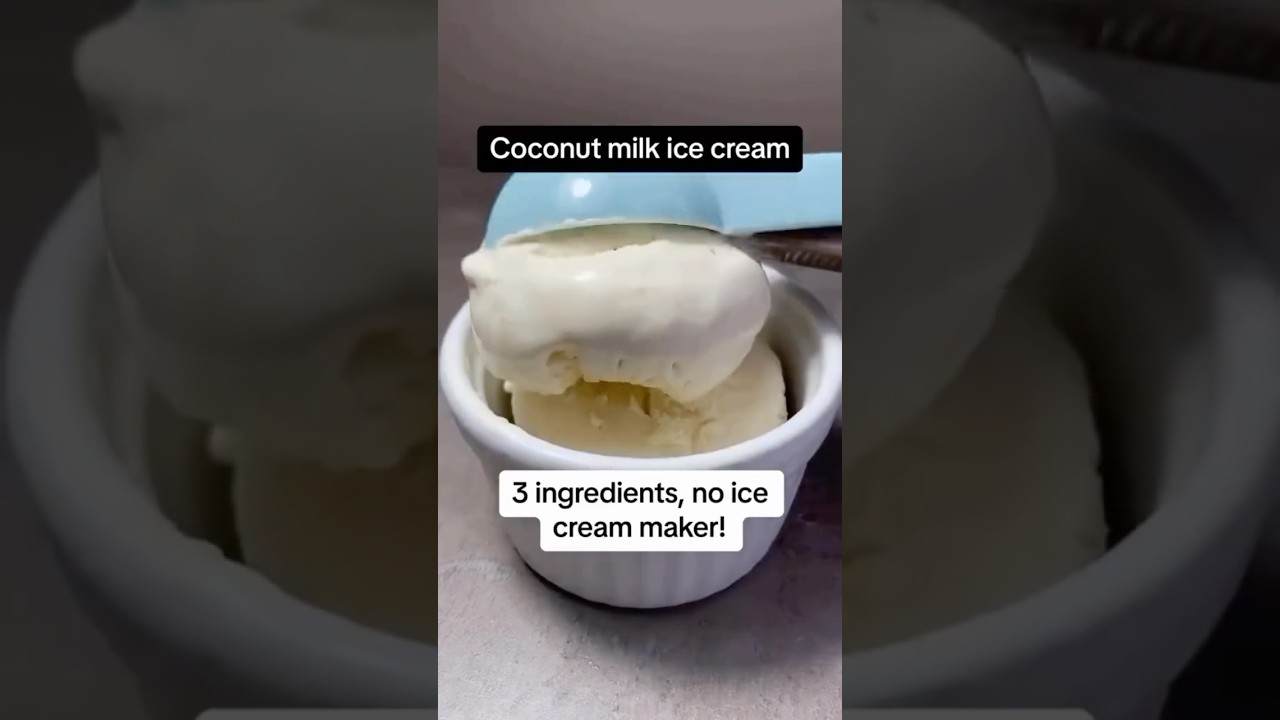 Coconut ice cream recipe! #dairyfree #veganicecream