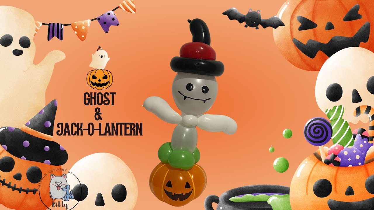 Easy way to make Ghost and Jack-O-Lantern