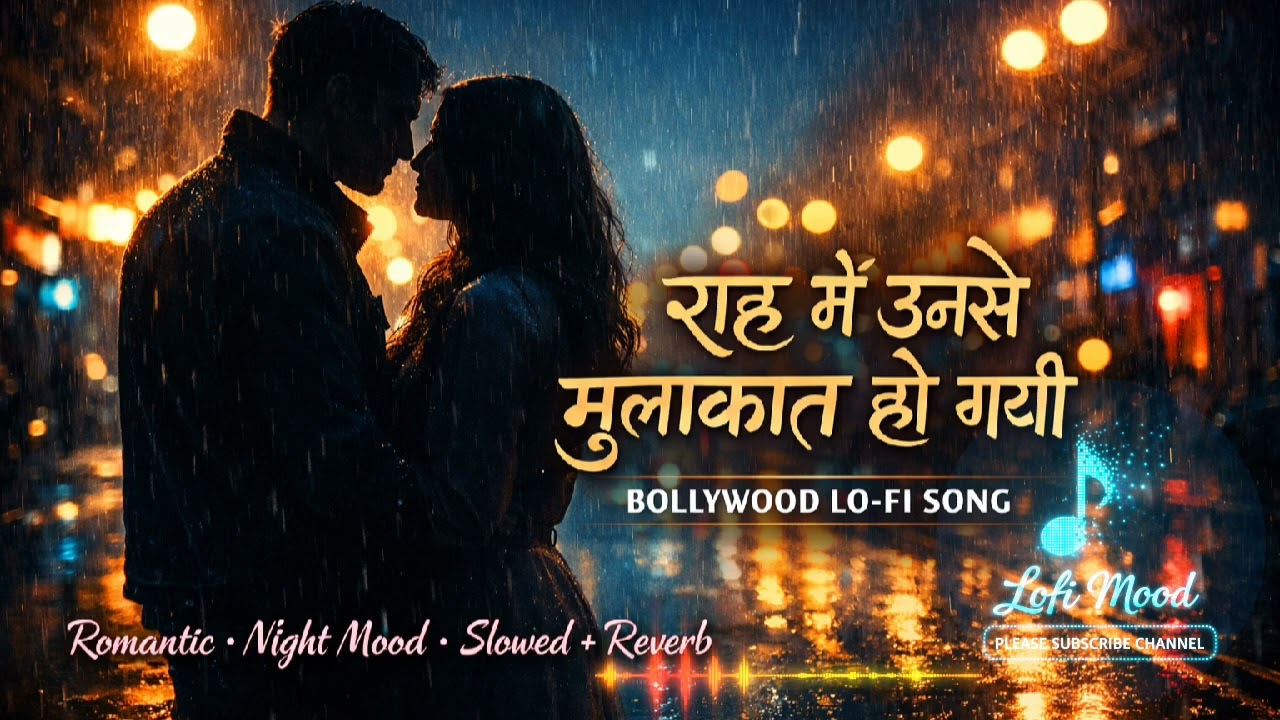 राह में उनसे मुलाक़ात हो गयी 🌙 | Bollywood Lo-Fi Song | Romantic Night Vibes