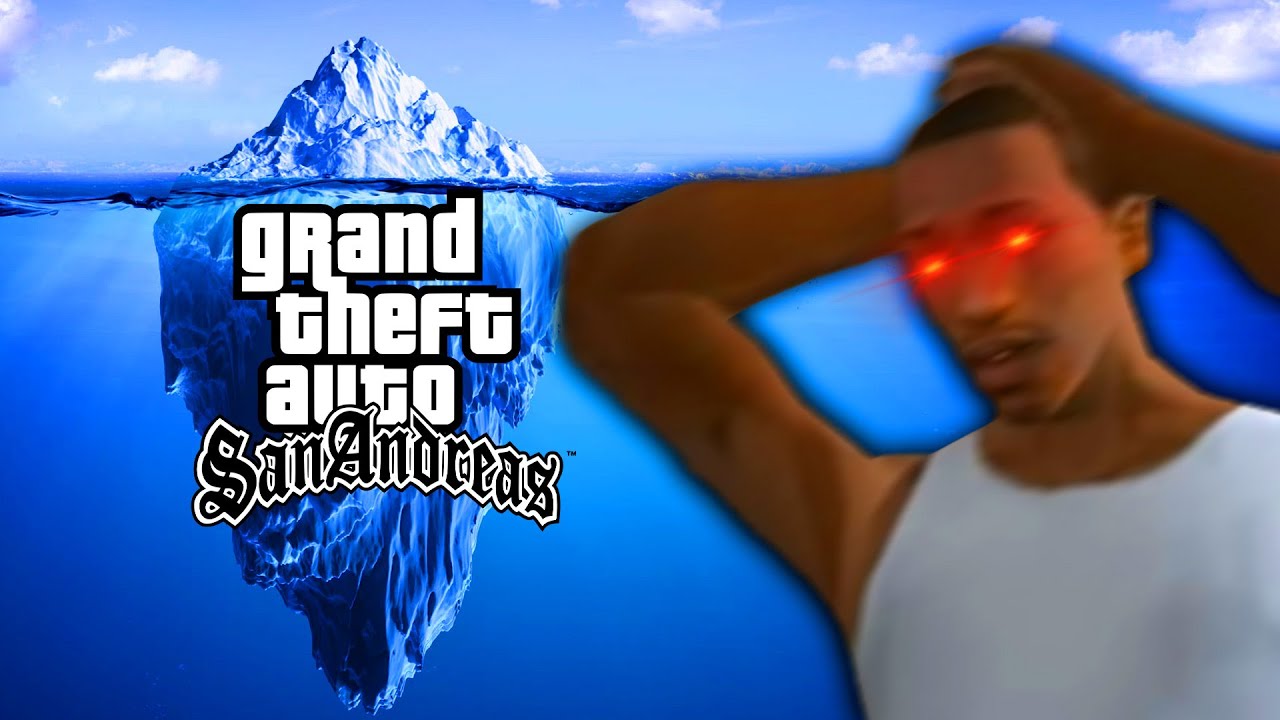 L'ICEBERG DEFINITIVO dei MITI e le COSPIRAZIONI di GTA SAN ANDREAS
