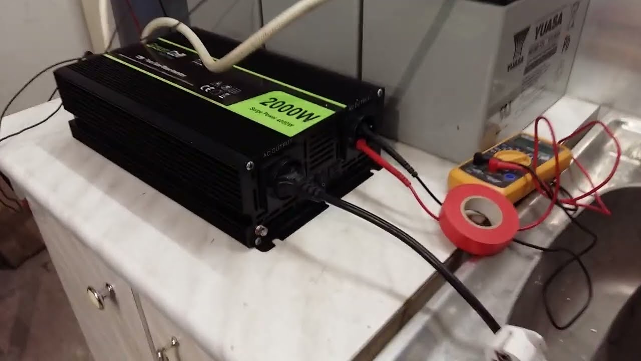 Szybki test przetwornicy Green Cell 12V, 2000W sinus