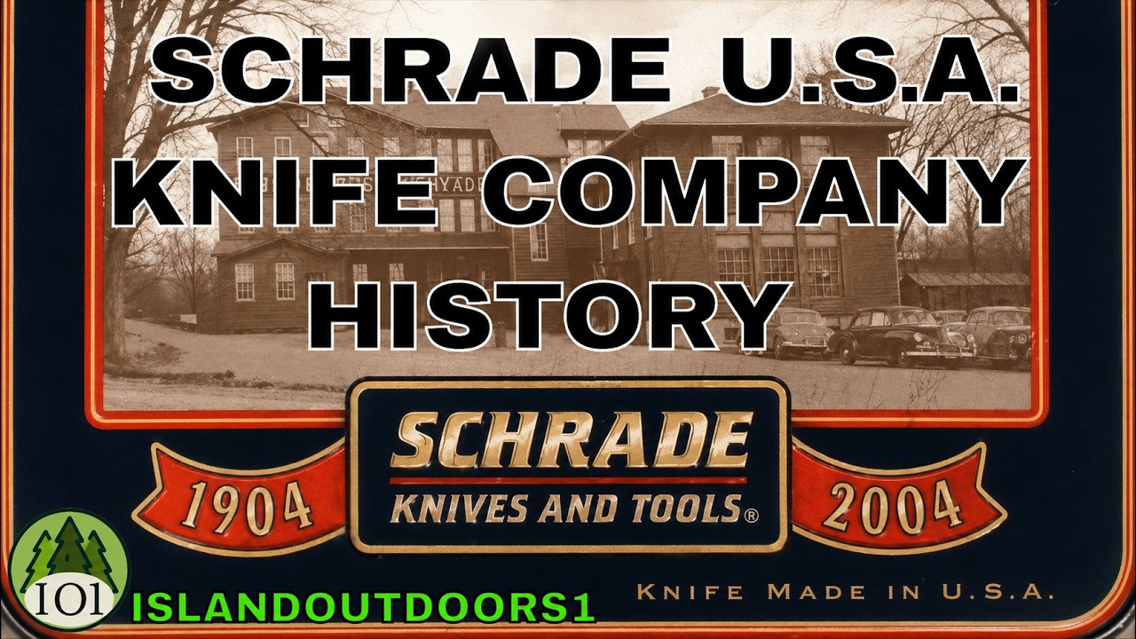 SCHRADE U.S.A. KNIFE COMPANY HISTORY  -🇺🇸- Episode 146
