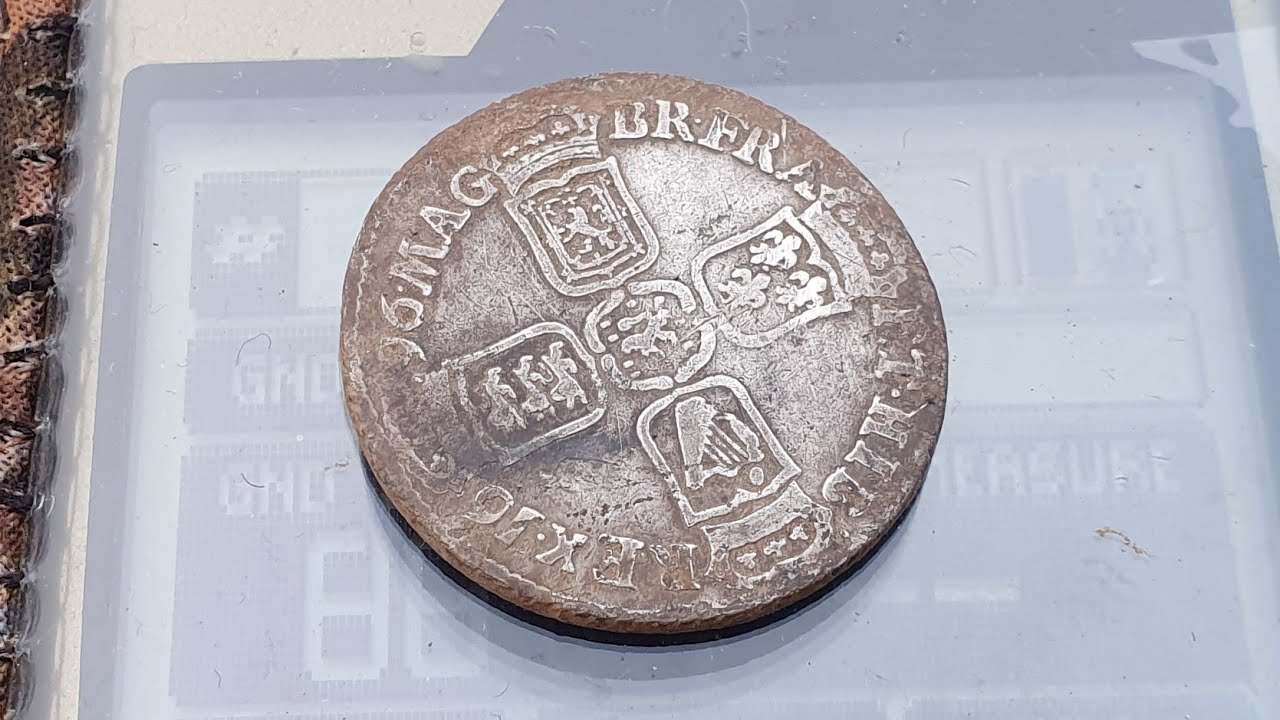 Stunning Early Milled Silver Coin Metal Detecting UK