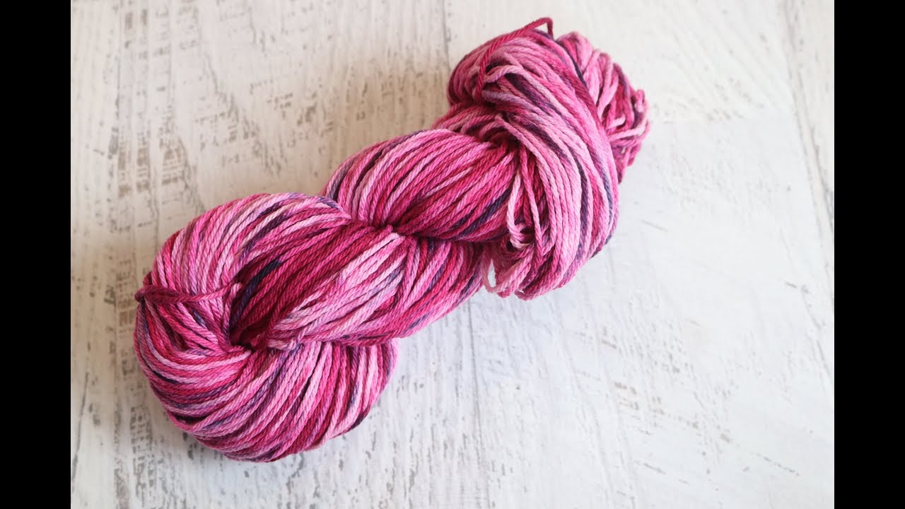 Dyepot Weekly #51 - Dye a Gradient Cotton Yarn with Liquid Rit Dyes and a Commercial Ball of Yarn