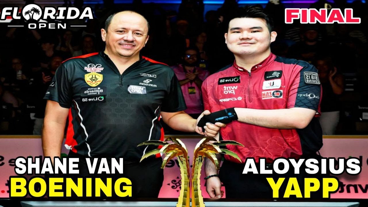 🏆 FINAL ÉPICA | Shane Van Boening 🆚 Aloysius Yapp 🌴 Florida Open Pool 2025 🎱🔥