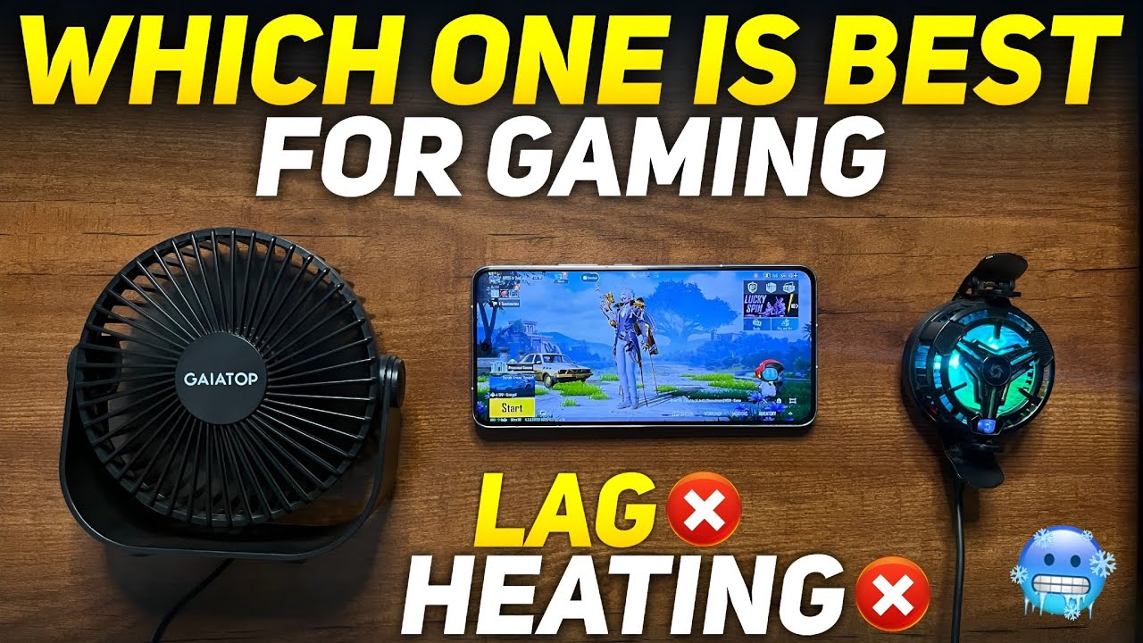 No Heating 🥶 Phone Cooler Vs Mini Cooling Fan | Best Cooling Fan/Phone Cooler For Gaming