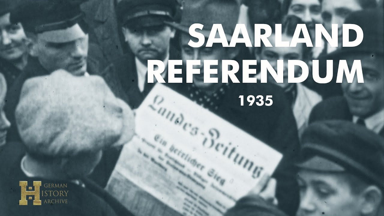 63 #Germany 1935 ▶ Die Saar bleibt Deutsch - Saarland Referendum Dr. Joseph Goebbels (13.01.1935)
