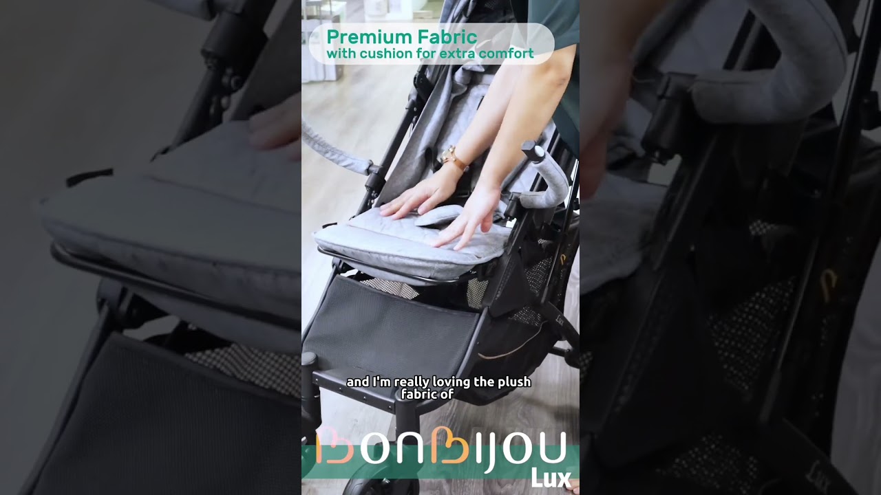 Babytoddly product walk-through: Bonbijou Lux big basket stroller