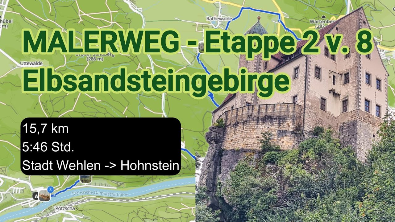 Malerweg Etappe 2 von 8 - Elbsandsteingebirge - Wandern