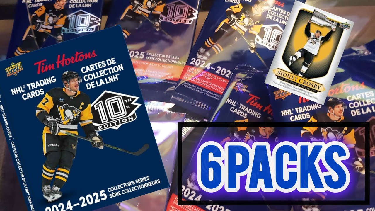 Tim Hortons 2024 25 hockey cards pack opening great hits
