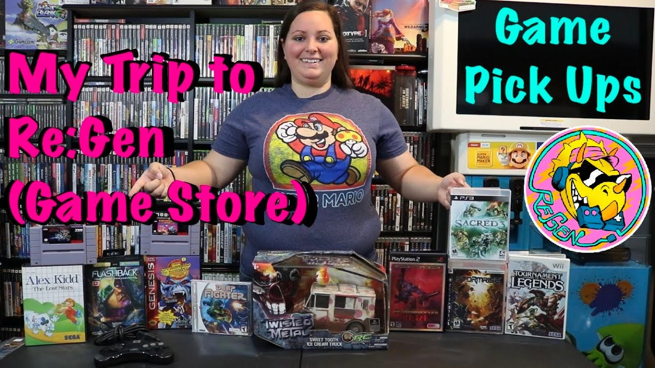 Retro Videogame Hunting at ReGen (Video Game Store) Pick Ups and More!