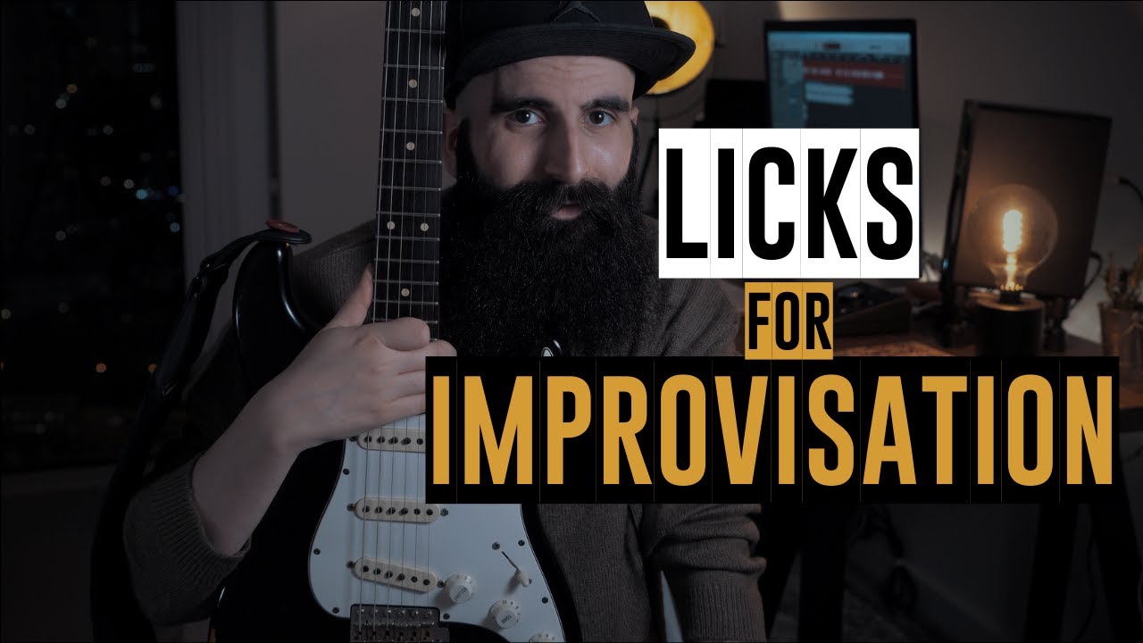 Simple Guitar LICKS for IMPROVISATION (Improvisation Licks For EVERYONE)