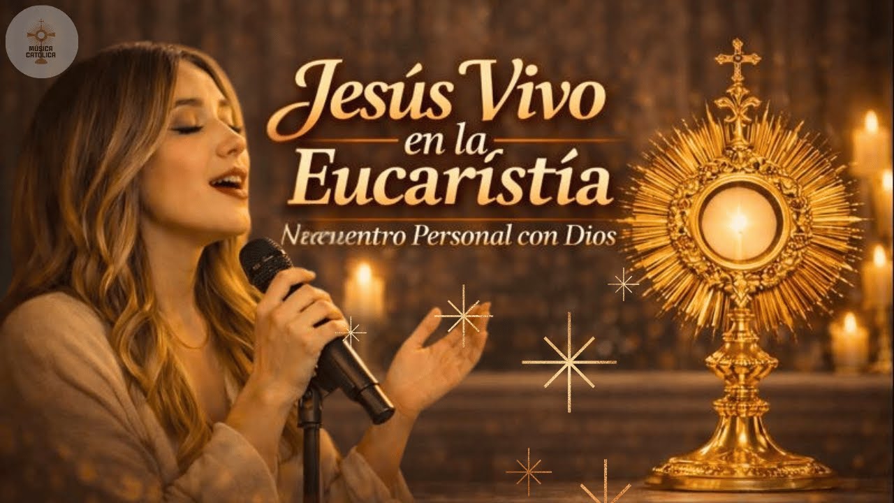 Ven a Adorar a Jesús Vivo en la Eucaristía🔥Cantos Eucarísticos Para Adorar A Jesús Sacramentado