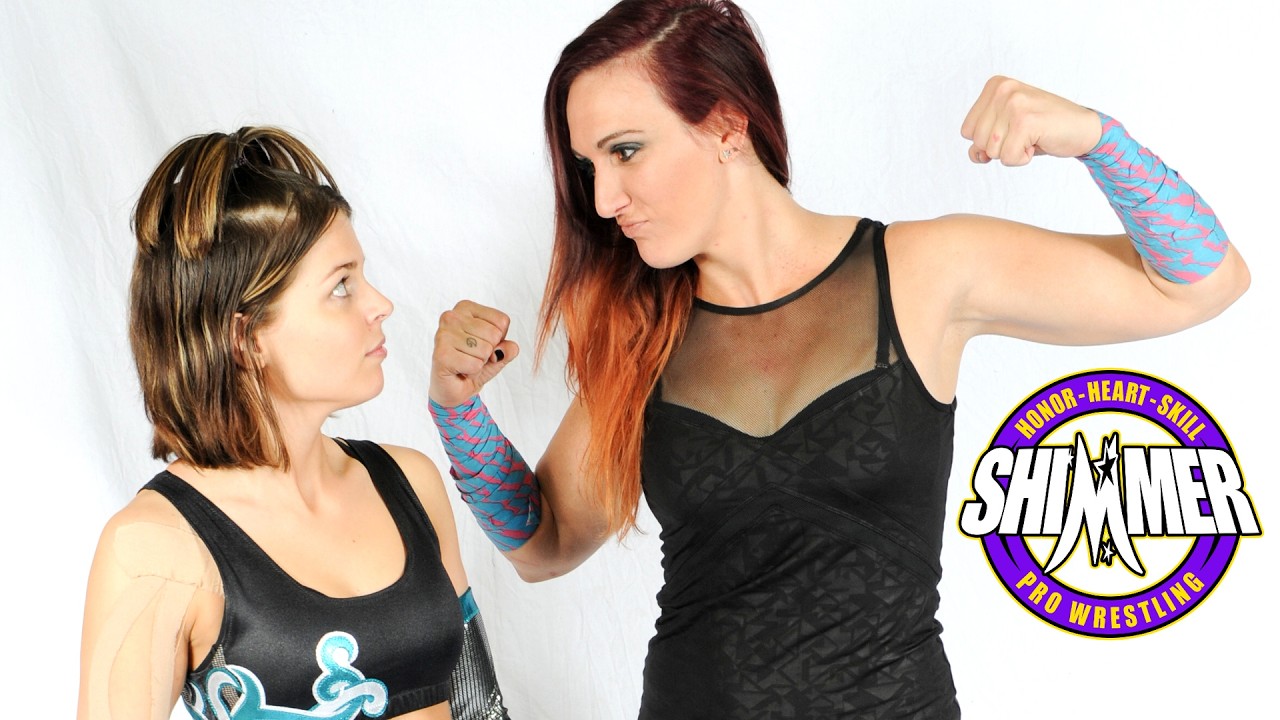 Матч Мэдисон Иглз против Портии Перес на турнире SHIMMER 73 11 апреля 2015 года - женская борьба.