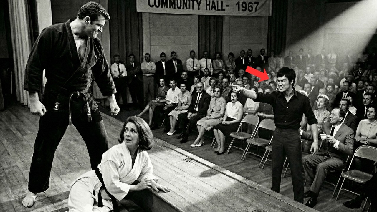 Ein Mann Schlug Eine Frau Im Ring — Dann Stand Bruce Lee Auf Und Alle Verstummten