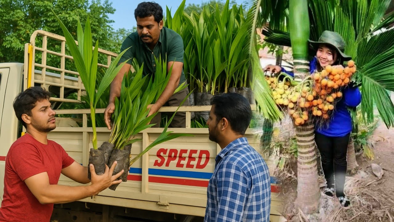 Hybrid Tamul plants loading for arunachal pradesh || Hybrid arecanut plant