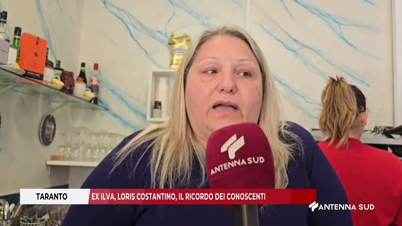 03 MARZO 2026   TARANTO   EX ILVA, LORIS COSTANTINO, IL RICORDO DEI CONOSCENTI
