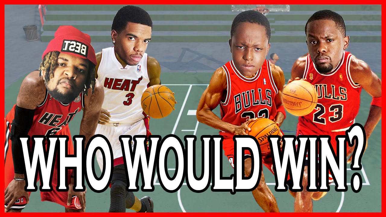 WHO WOULD WIN? LEBRON & DWADE OR JORDAN & PIPPEN?! - NBA 2K16 Head to Head Blacktop Gameplay