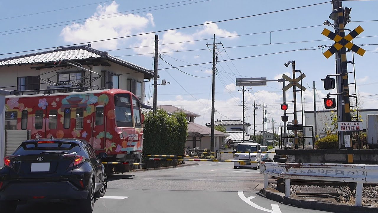 上信電鉄　踏切番号20/西山名駅東踏切(その2)