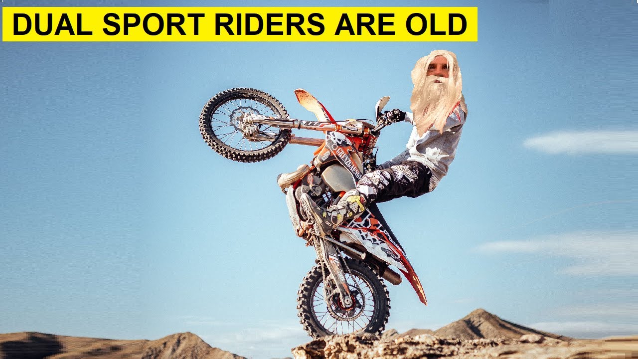 Почему гонщики Dual Sport такие старые?👴🏽