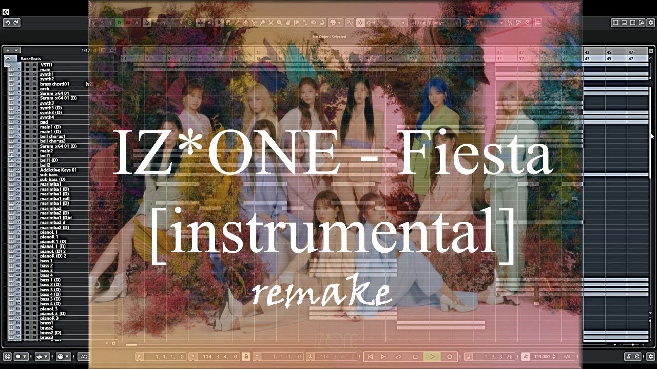 IZ*ONE - Fiesta instrumental REMAKE (MIDI Copy) 아이즈원 - 피에스타 MR 카피