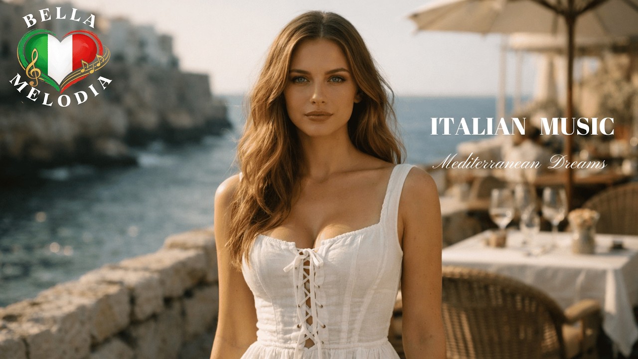 Italian Vibes & Mediterranean Romantic Music 🎶 1+ Hours Scenic Italian Coast Relaxation