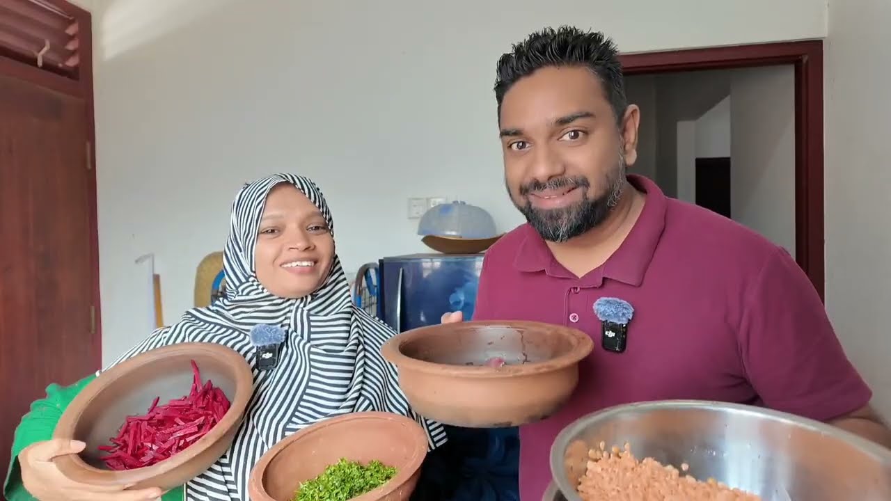 රසම රස කෑම වේලක් අද අපිට එයා උයල දුන්නා 