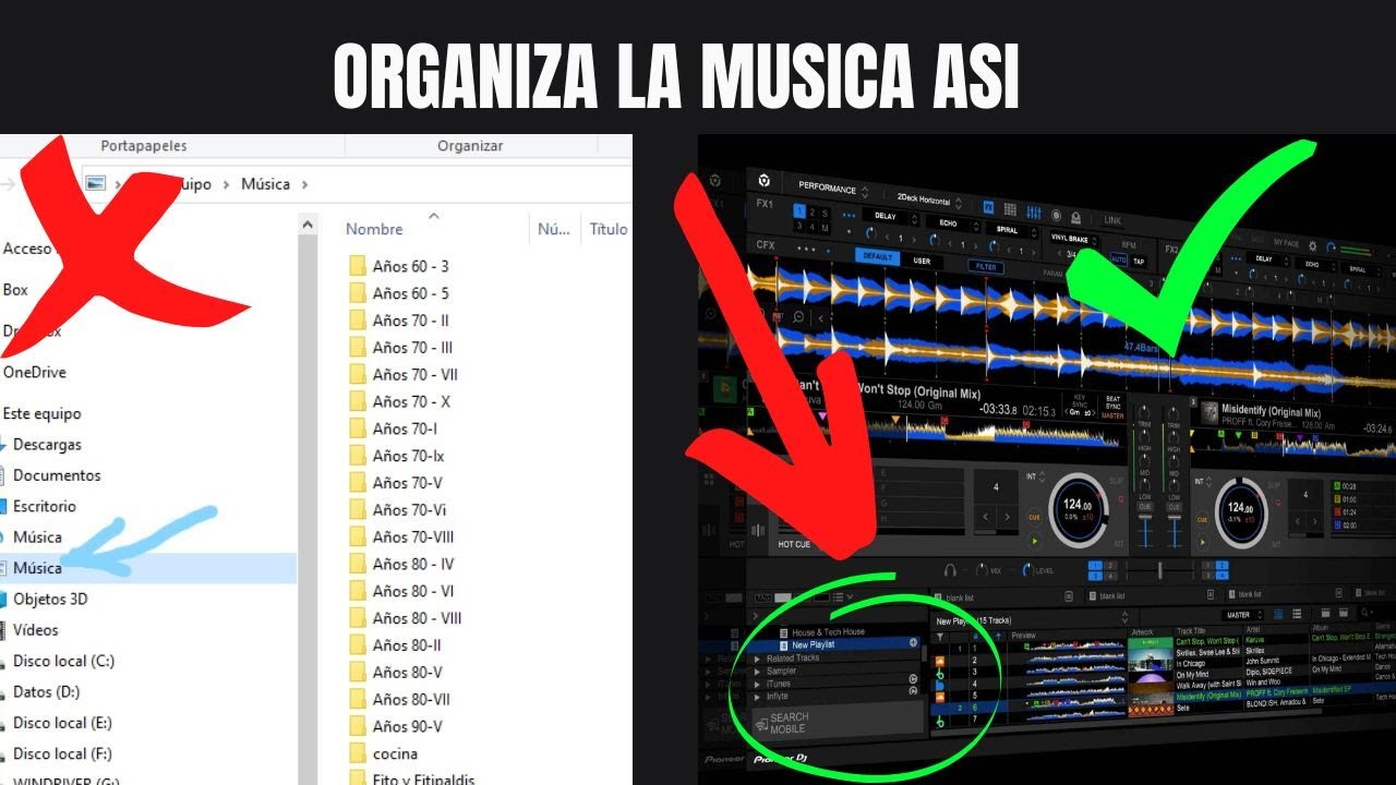 7 Formas de ORGANIZAR MÚSICA como UN DJ PRO