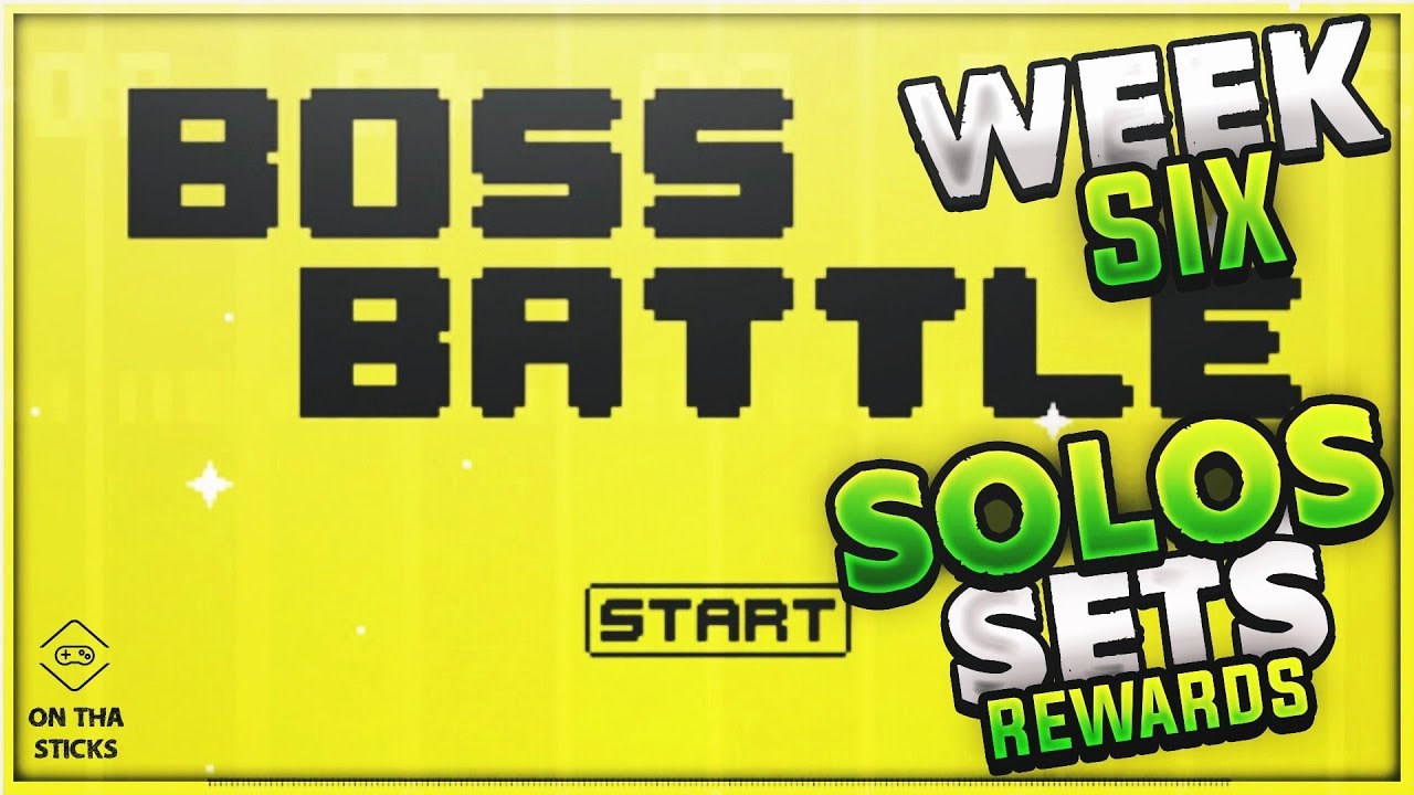 Madden 18 Ultimate Team Bonus Boss Battle & Heroic Boss Battle Solos Sets Rewards Week 6 #MUT
