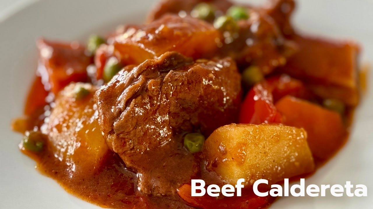 Hearty and Comforting Beef Stew  | Filipino Beef Caldereta Recipe