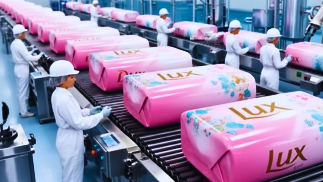 This Is How Lux Soap Is Produced in the USA Factory | Inside the Oldest Soap Factory (Full Process)