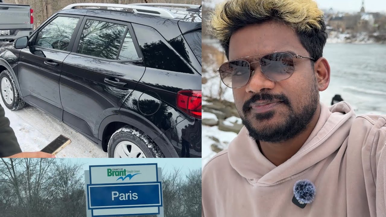 Road trip to Paris in the snow | Canada international student | vlog 155