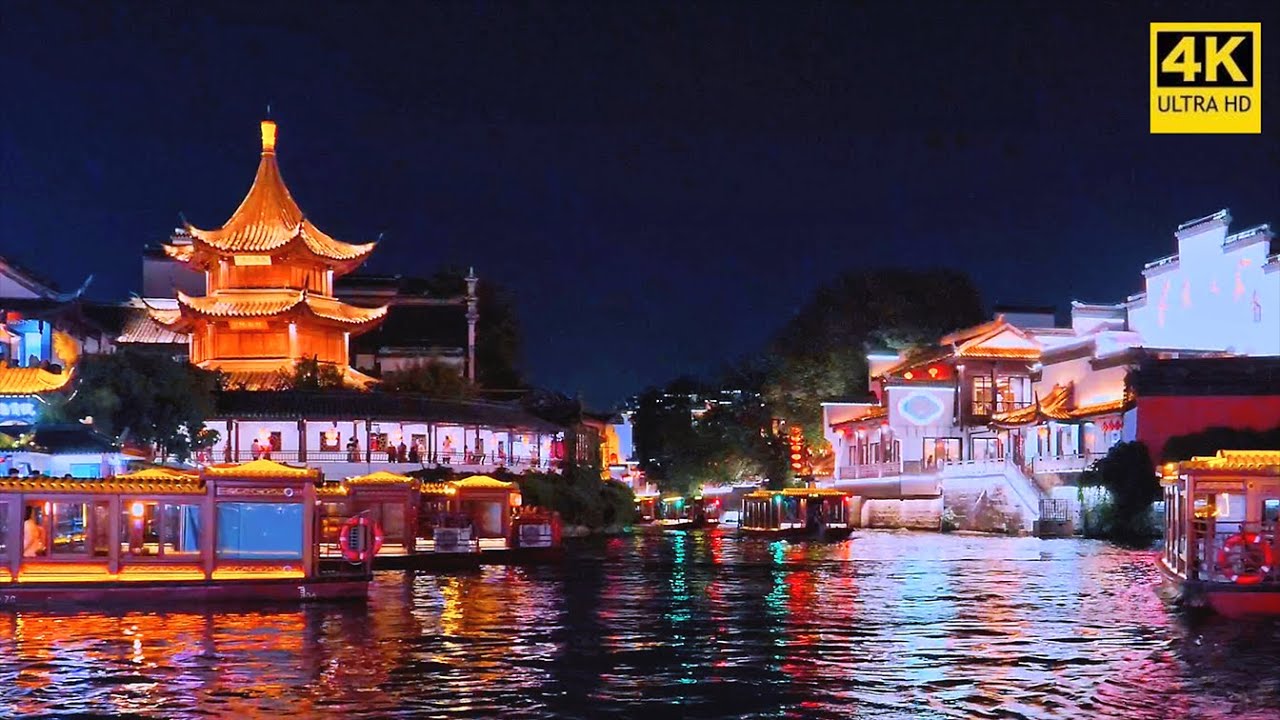 NANJING Boat Tour along Qinhuai River | China Tour in TOP City Nanjing