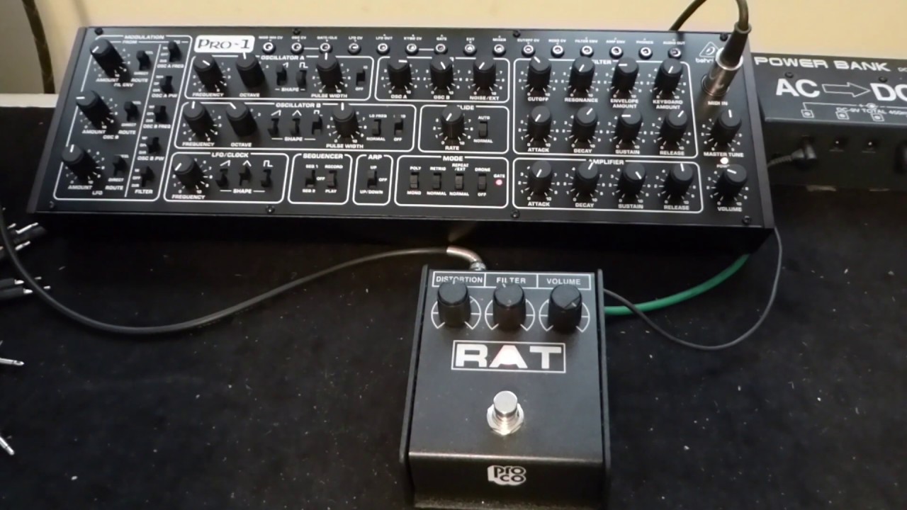 Behringer Pro 1 & ProCo Rat