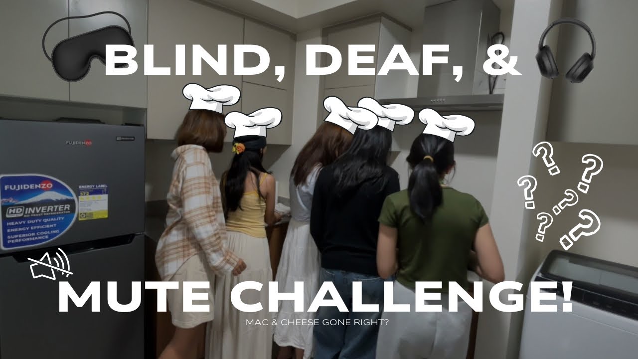BLIND, DEAF, & MUTE CHALLENGE (gone right?)