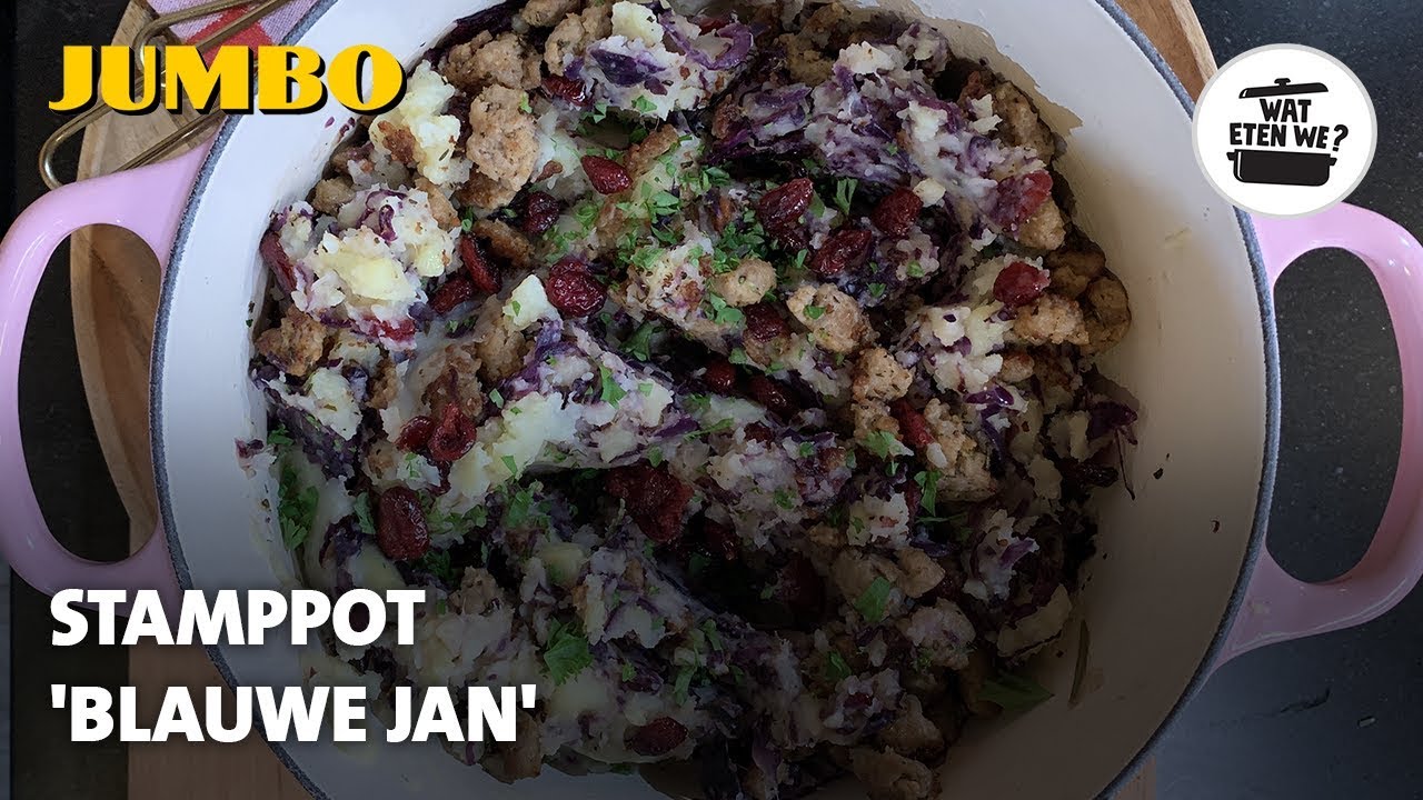 Wat eten we? Stamppot 'Blauwe Jan'