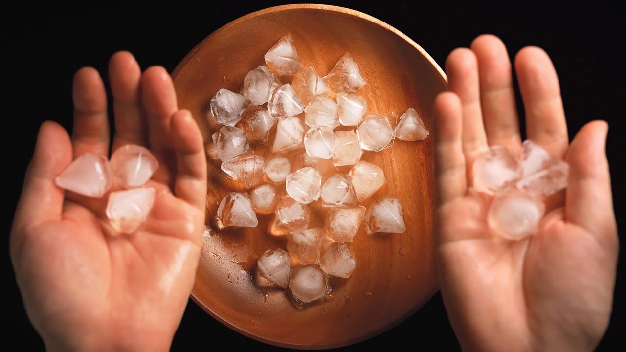 ASMR Satisfying Ice Sounds for Deep Relaxation (3 Hours, No Talking)