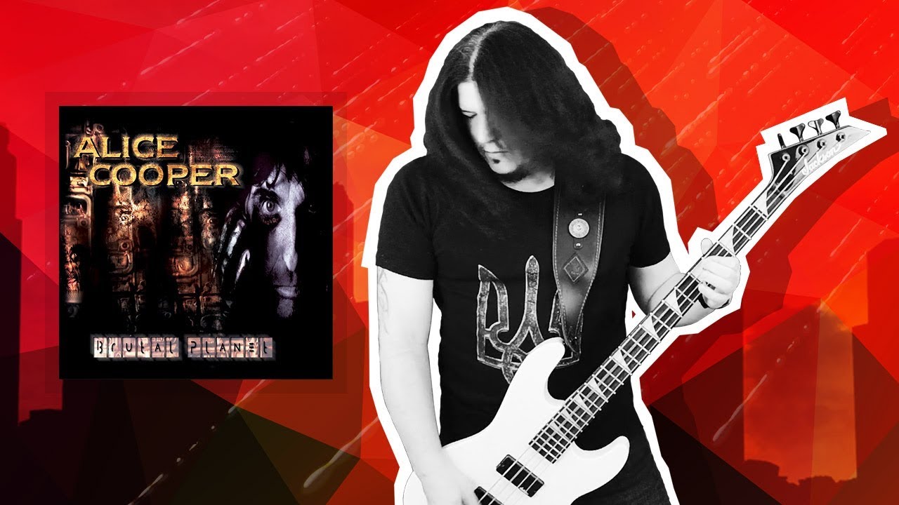 Brutal Planet by Alice Cooper | Bass Cover with Tab
